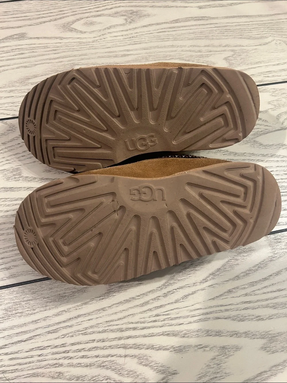 Kids Brown Suede Cozy Slip-On Slippers